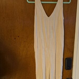 Shinestar Cream Sleeveless Jumpsuit